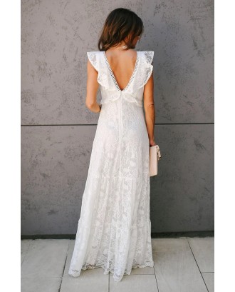 All My Love Lace Tiered Maxi Dress