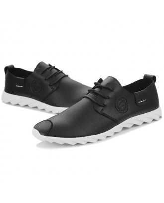 Sports Soft Low-top Flat Shoes for Man - Black Eu 40