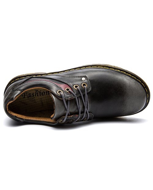 Casual Oxford Simple Shoes - Black Eu 40