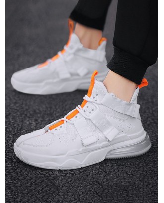Color-blocking Mid Top Breathable Sport Shoes - White Eu 42