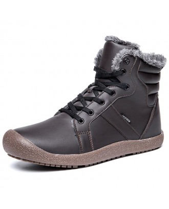 Men's Boots Winter Warm Outdoor - Gray Eu 46