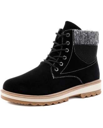 G1009 Men Comfortable Boots Leisure Durable Lace-up - Black Eu 44