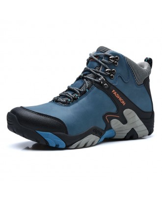 Men's Warm Outdoor Boots - Deep Blue Eu 45