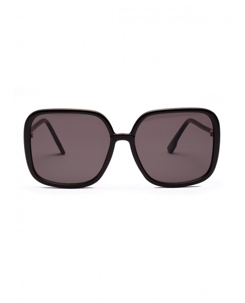 Big Frame Design Square Sunglasses - Black