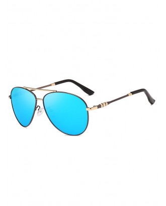 Anti UV400 Pilot Polarized Sunglasses - Silk Blue